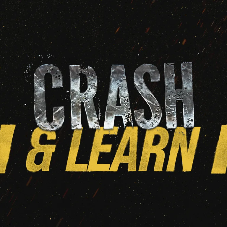 Crash & Learn billboard artwork