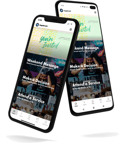 Sagebrush app phone preview